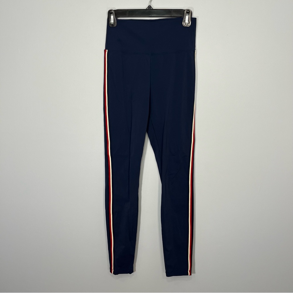 Zyia Active Pants Womens 4 Blue Legging High Rise Yoga Running Athleisure Casual